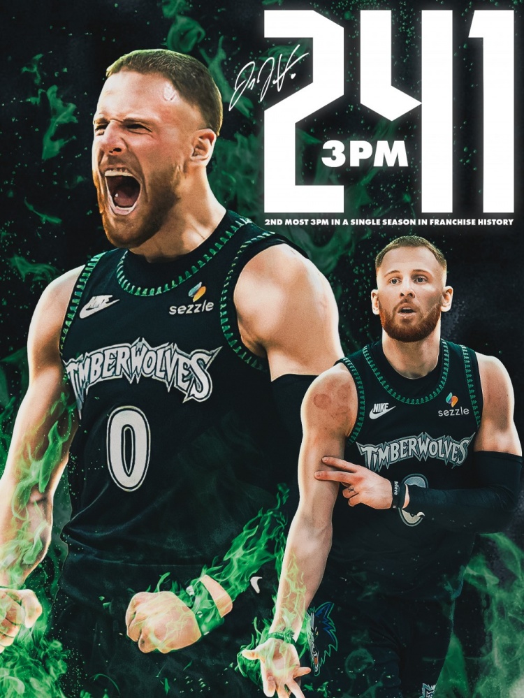 迪文岑佐单赛季241记三分 超比斯利独居队史第二&amp;仅次于华子